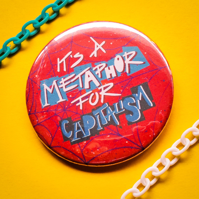 Spiderverse- It's a Metaphor - Badge  [BGE-DM-ET]