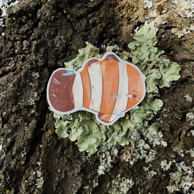 Sticker &quot;Poisson clown&quot;