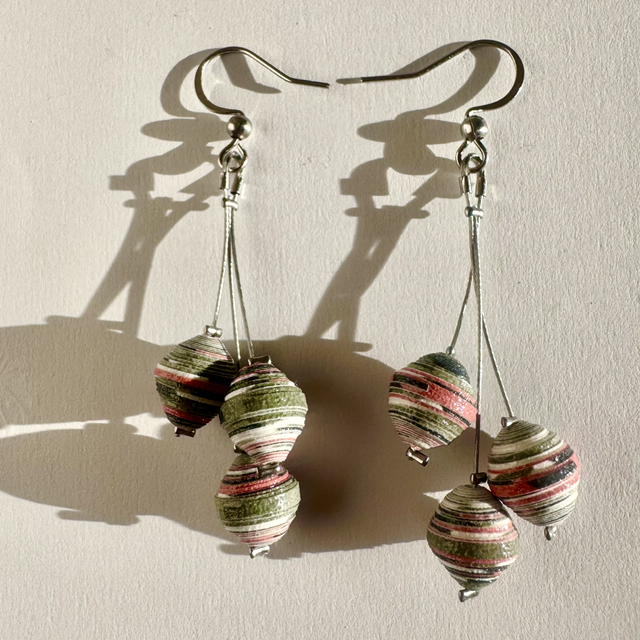 Boucles d’oreilles « Triologie élégante » 