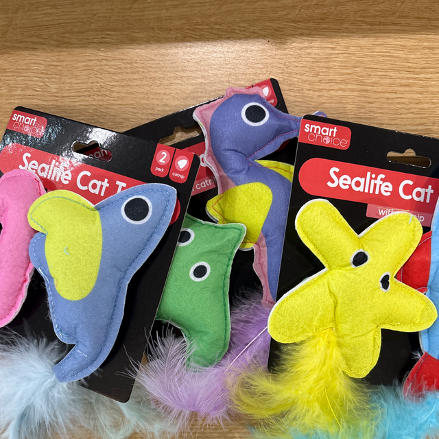 Sealife Cat Toys with Catnip