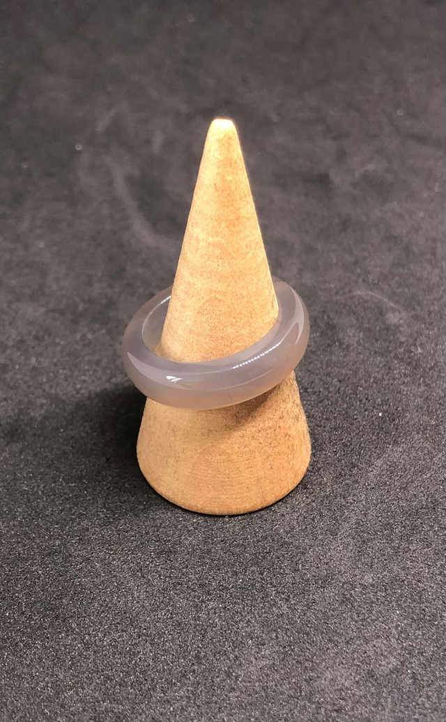 Bague en quartz fumé