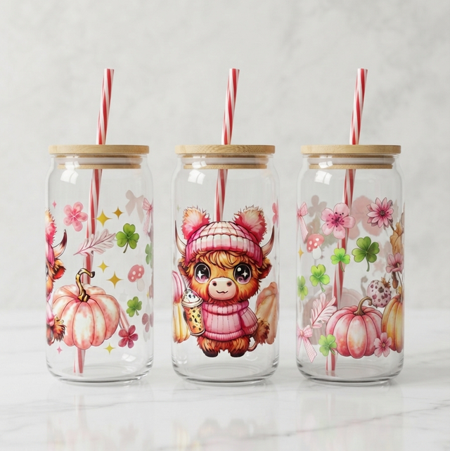 16oz Glass Cup