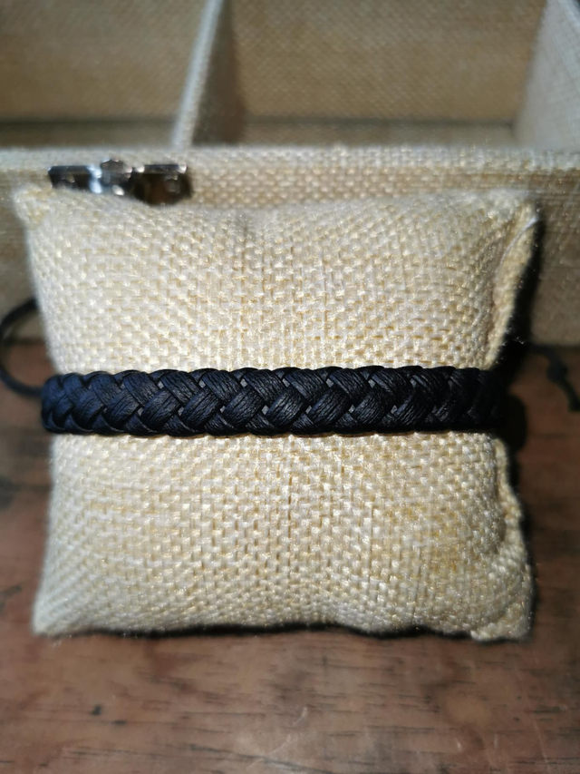 Bracelet cuir noir 