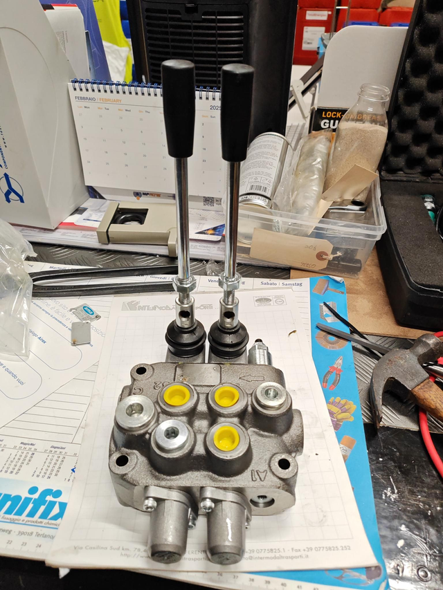 61403 distributore due leve doppio effetto più semplice effetto 3/8