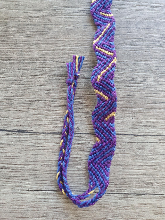 Freundschaftsarmband Zickzack 