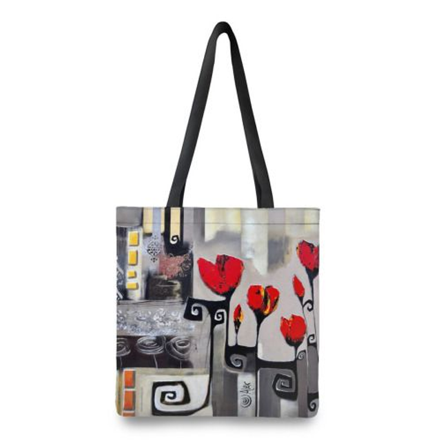 Borsa no. 18 Papaveri in scena