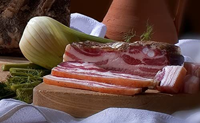 Pancetta pepata sarda Murru