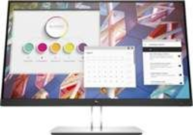 HP Elitedisplay E24 G4 23.8inch F-HD LCD Zwart, Zilver