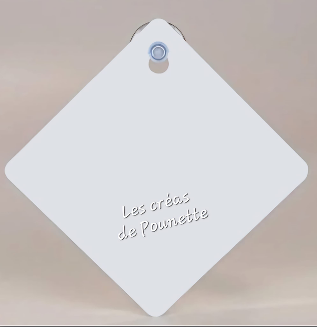 Plaque de signalisation pour voiture