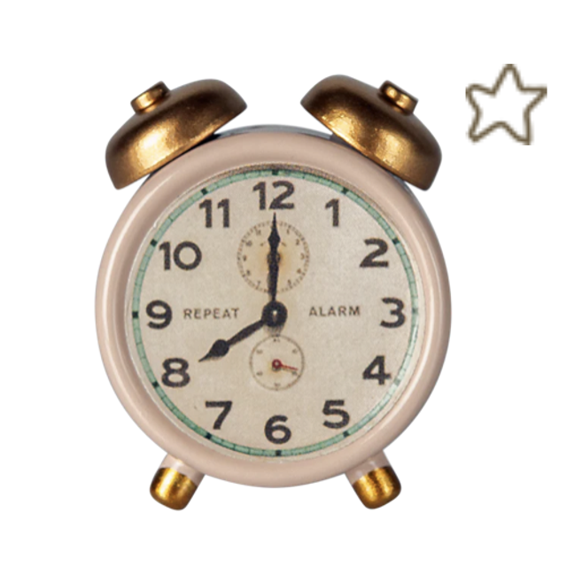 Maileg Maus Wecker puder 