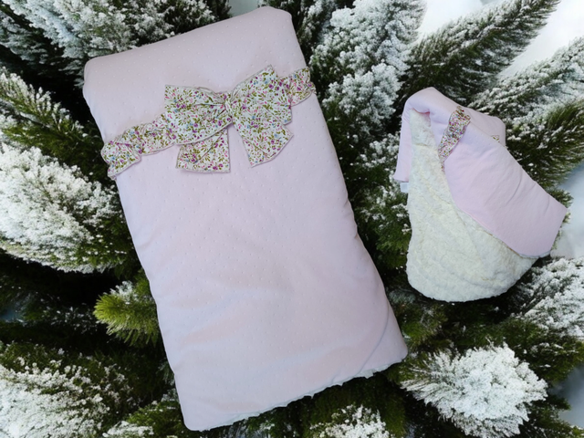 Couverture liberty rose