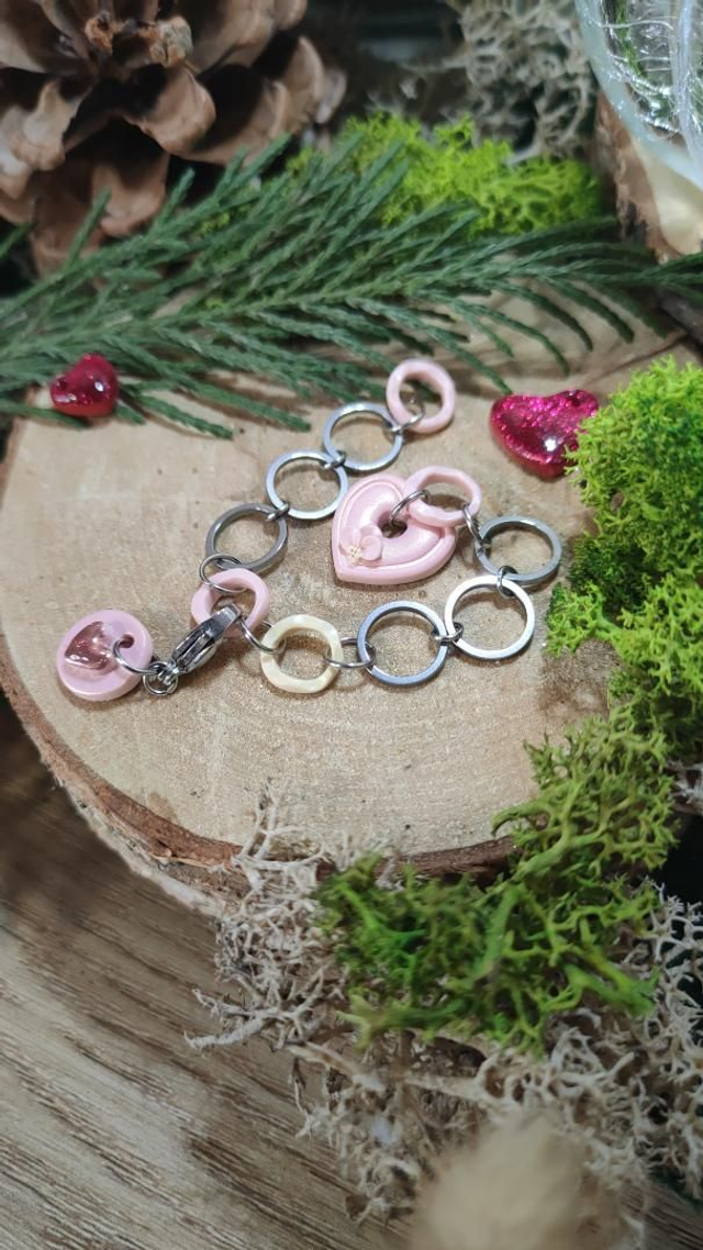 Compte-rang Coeur de porcelaine