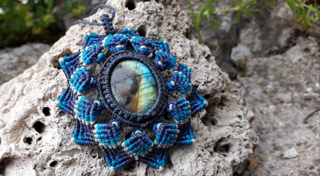 Collier mandala • labradorite 