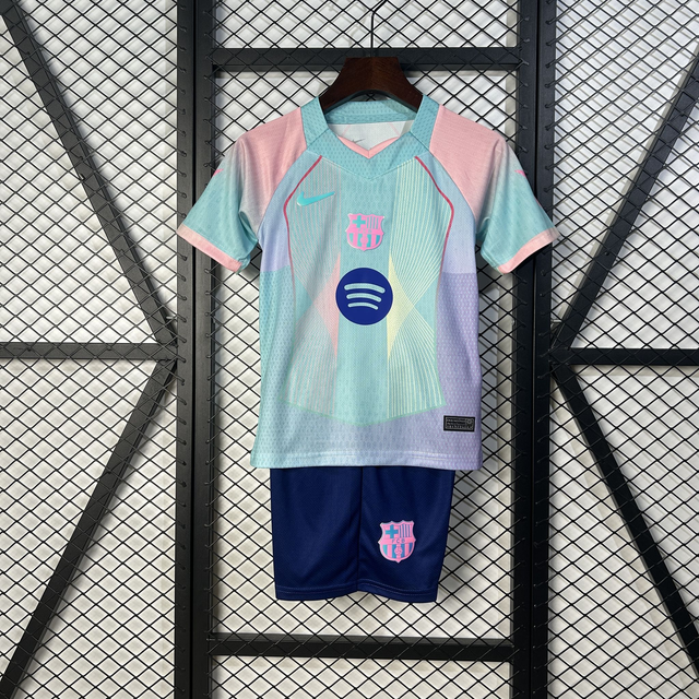 Conjunto camiseta + pantalón (Rosa) NIÑOS F.C Barcelona Edición Especial - 25-26