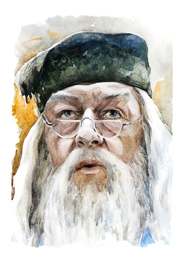 Dumbledore Harry Potter Movies Art Print