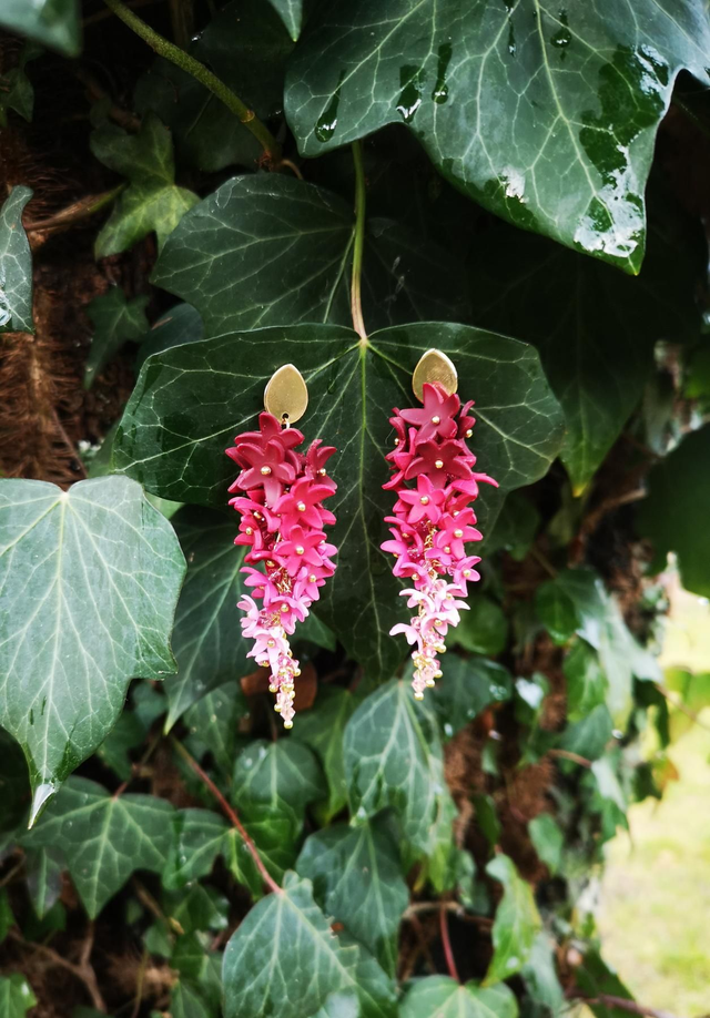 Boucles d'oreilles Signature Pourpre