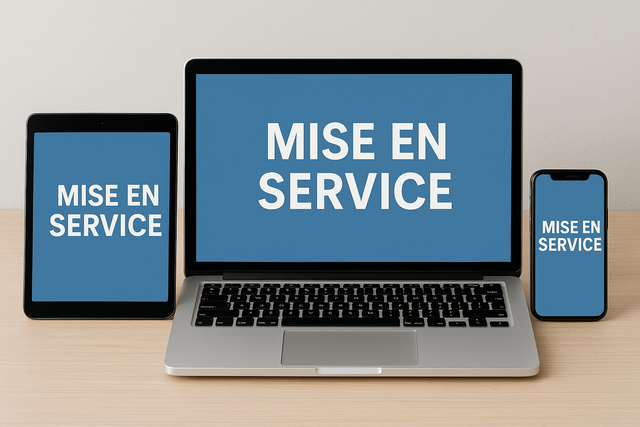 MISE EN SERVICE TABLETTE, PC, SMARTPHONE