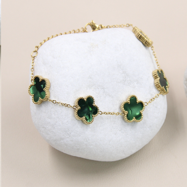 Bracelet multi trèfle