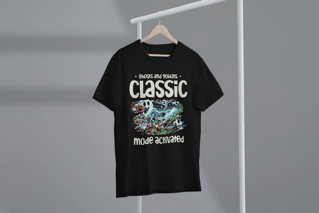Ghosts And Goblins Classic Mode Activated, Retro Gaming. Ghosts And Goblins Classic-Modus aktiviert, Retro-Gaming