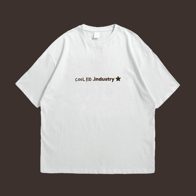 T-shirt cool kid marron