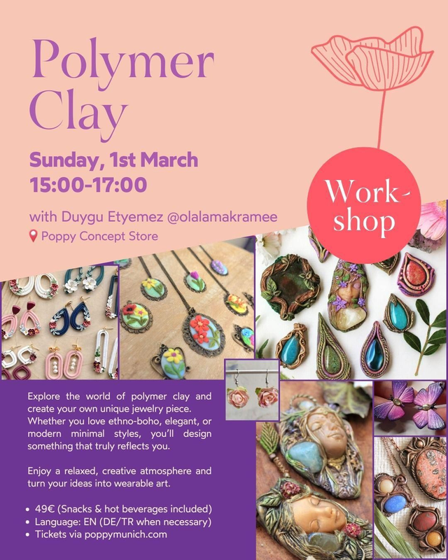 Polymer Clay Workshop / 01.03 / 15:00-17:00