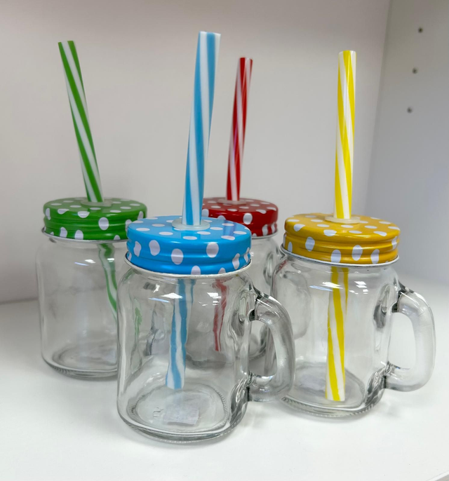 Bicchiere con cannuccia 100 ml