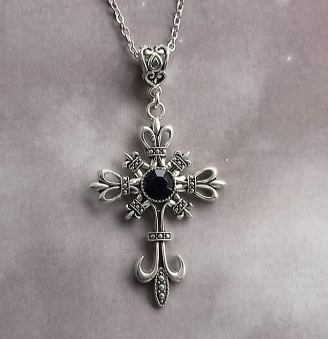 Elaborate Cross Necklace 