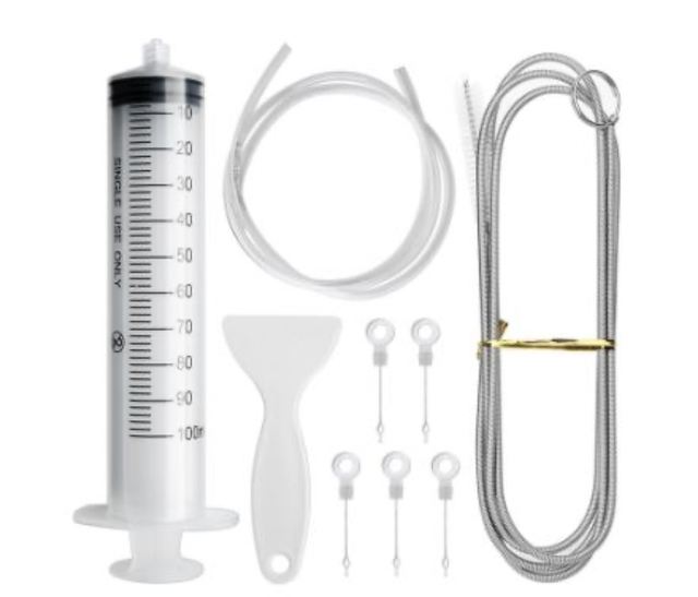 Fridge drain cleaner set