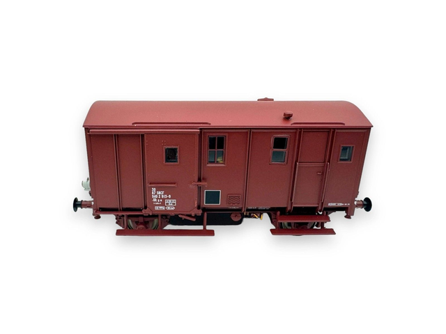 Fourgon M UK feux fin convoi EPM E 51.00.16 H0