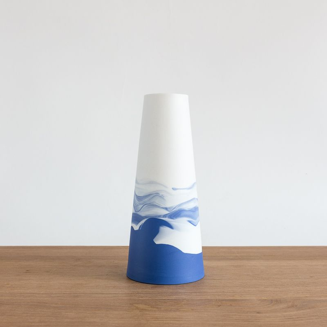 Vase - Grand - Horizons - Bleu