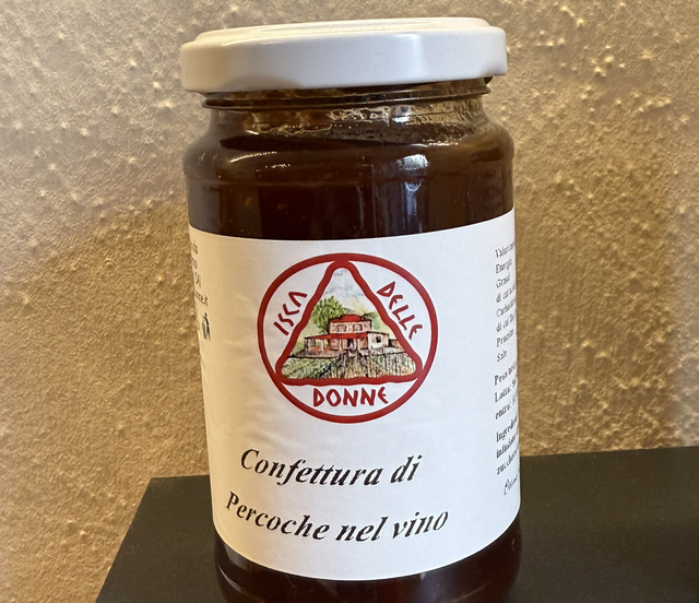 Confetture di percoche nel vino - Isca delle Donne