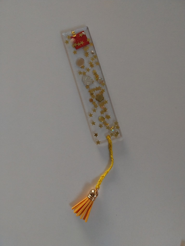 Marque Page Etoiles Dorées