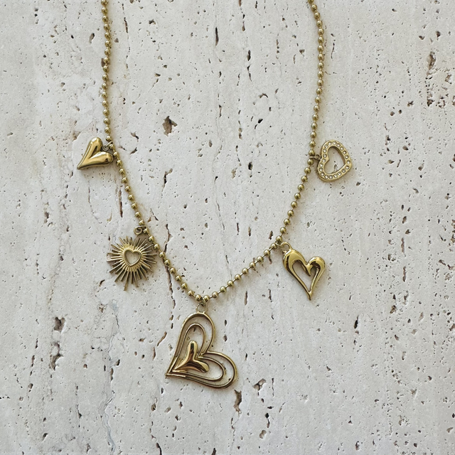 Ketting hartjes 