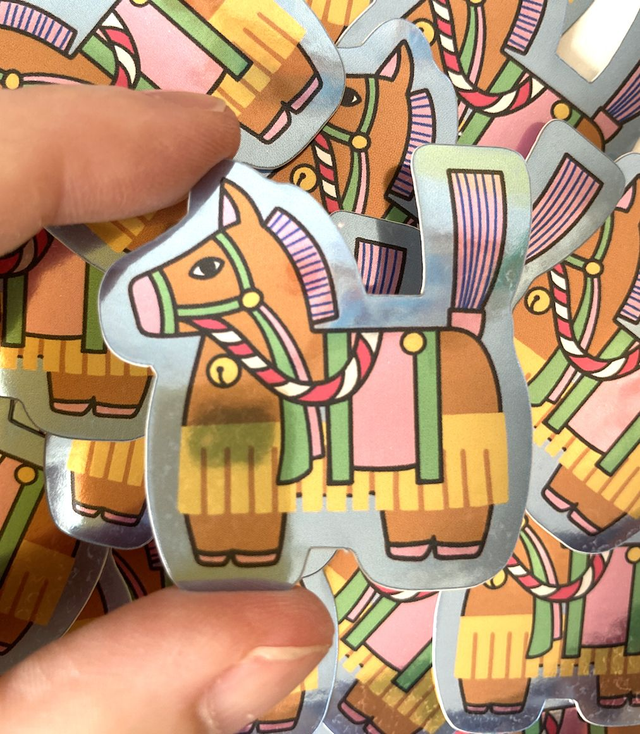 Sticker mini uma pastel