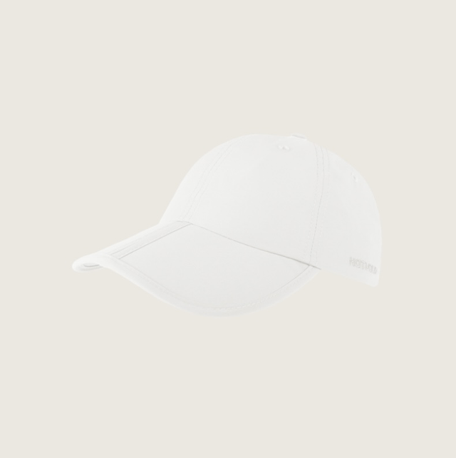 Clarion white - Baseball cap met opvouwbare klep
