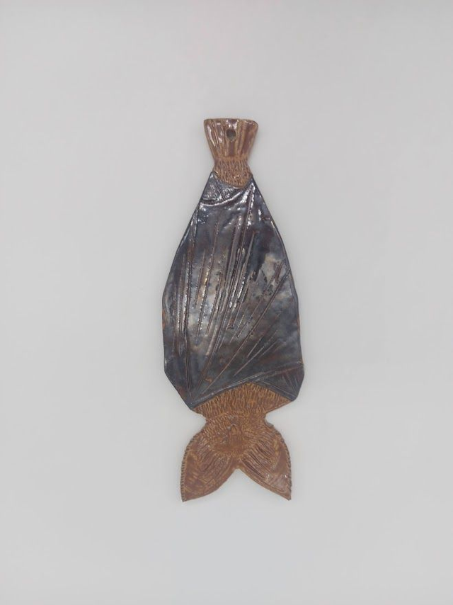 Large Roosting Bat Ornament 