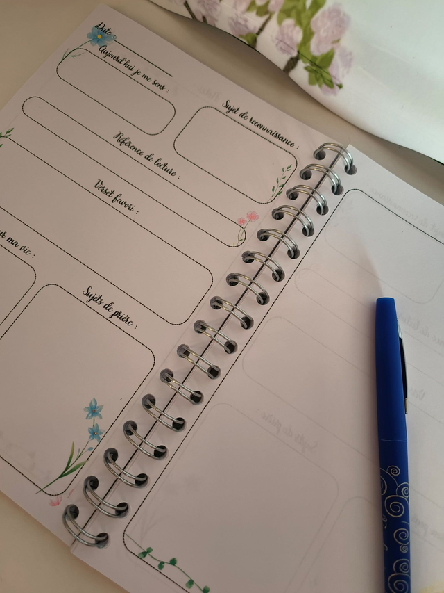 Carnet "Un moment avec Toi"