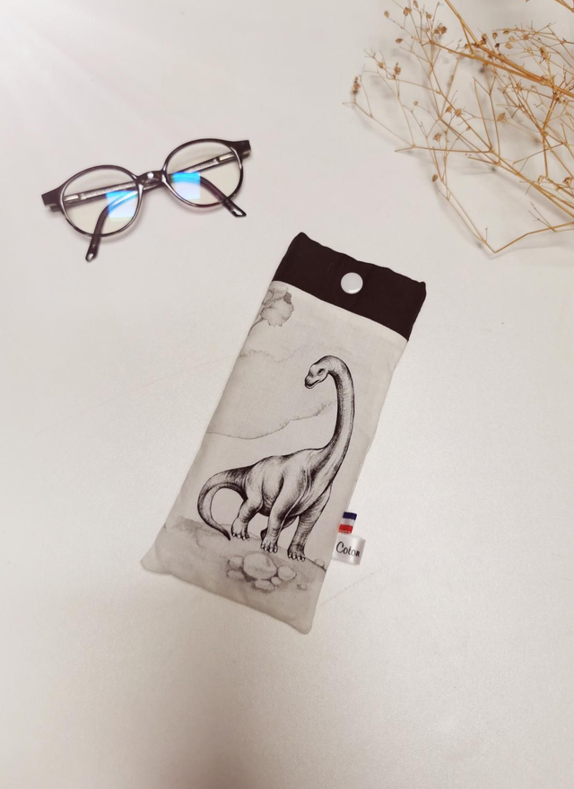 Étui lunettes dinosaure 