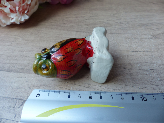 Charmante Figurine Chouette Savante sur Livre – Terre Cuite Vintage 1970, Cadeau Enseignant, Professeur, Etudiant, Décoration Maison Vintage