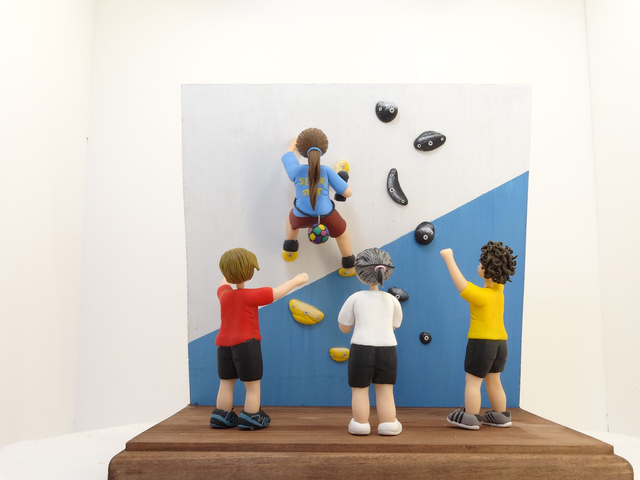 Climbing Wall Customized Figure