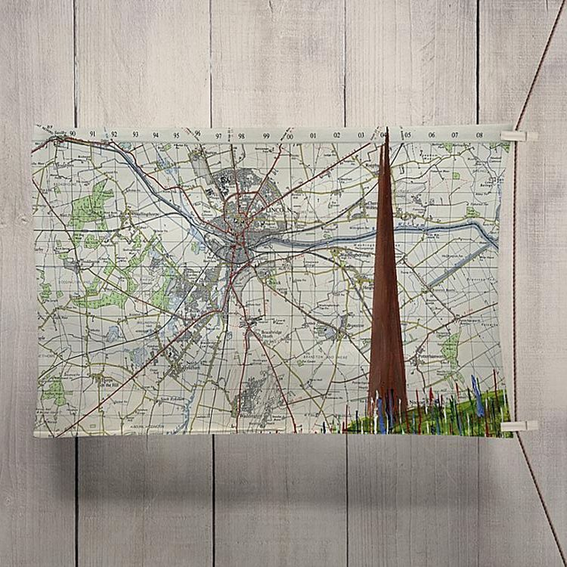 International Bomber Command Centre tea towel with grasses