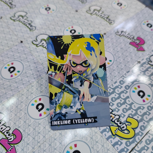 Tarjeta Amiibo Inkling Yellow / Splatoon 3