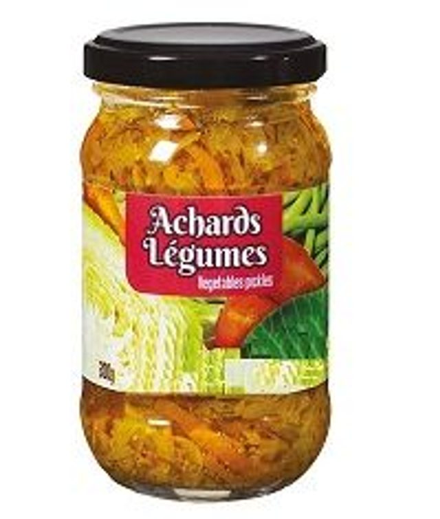Achard de légumes ( doux ou pimenté ) 