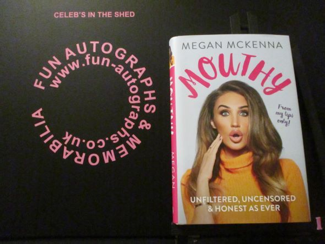 Megan McKenna 'Mouthy' Authentic Autographed Hardback Book (1)