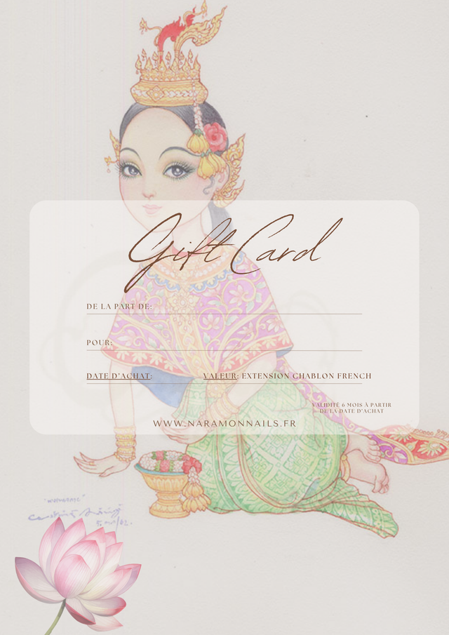 Extension gel chablon ou capsule French