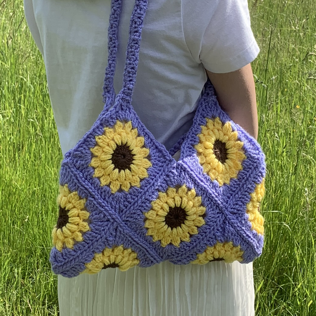 sunflower shoulder bag