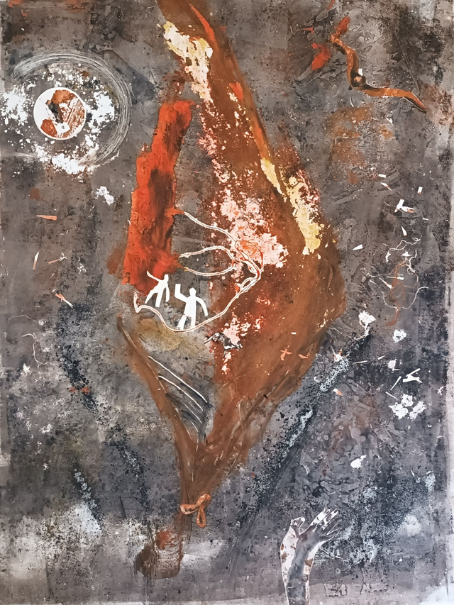 &#039;Journey to the centre of the Earth&#039; by Jude Montague edition of one.