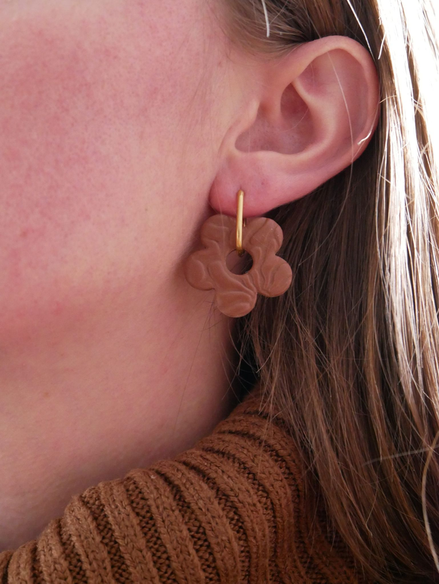 Maxi Romane caramel texturé