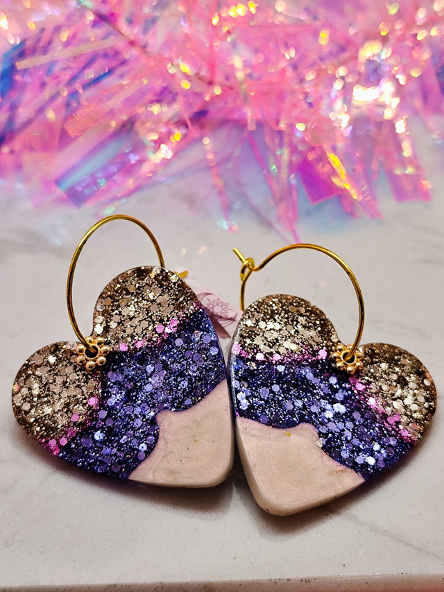 Boucles d&#039;oreilles Cupidon taille L