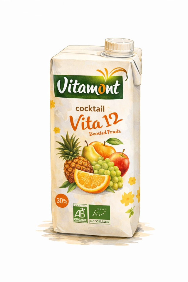 Jus de Fruits Cocktail Fruits Bio 20 cl